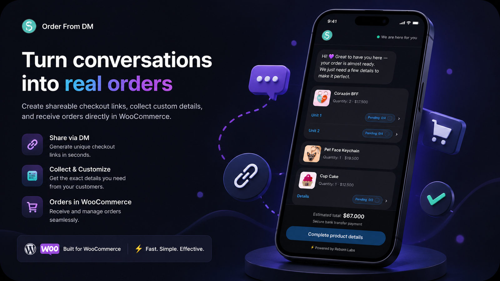OrderFromDM plugin